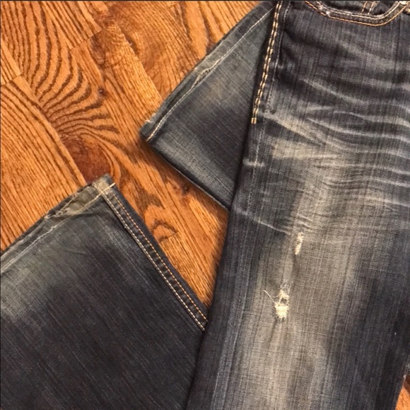 BKE Madison Distressed Bootcut Jeans - Picture 10 of 15